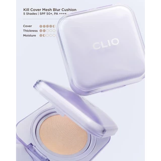 CLIO KILL COVER MESH BLUR CUSHION SPF 40, PA++ (15g X 2) เนื้อแมตต์เบลอผิว