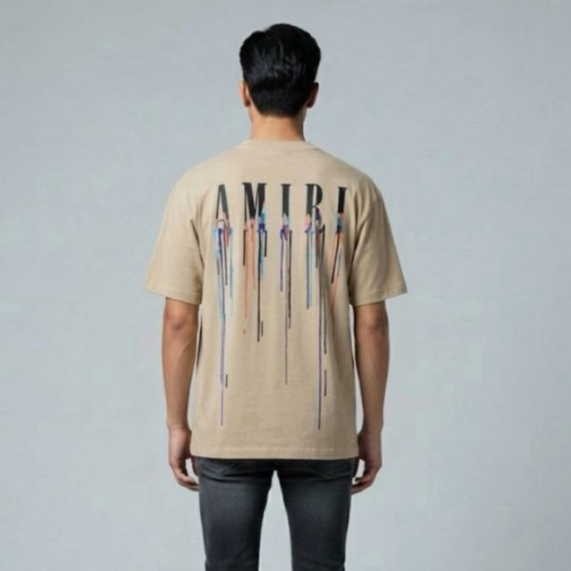 เสื้อยืด AMIRI - 122 ลายสีย้อย งานจากบ้านยีนส์เจริญ