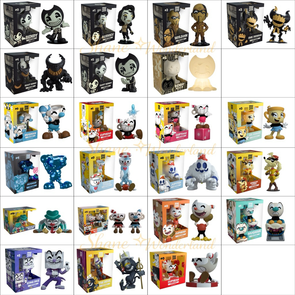 {Pre-Order} YouTooz Game : Bendy and The Dark Revival, Cuphead