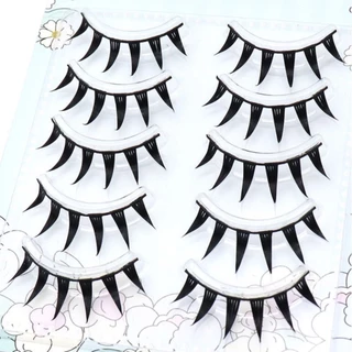 ขนตาปลอม รุ่น SWEET DEVIL ทรงการ์ตูนอนิเมะ ความยาว 12 mm ยาวนุ่มไม่แข็ง แกนเอ็นบางใส น้ำหนักเบา ติดง่าย ใส่สบายตาตลอดวัน