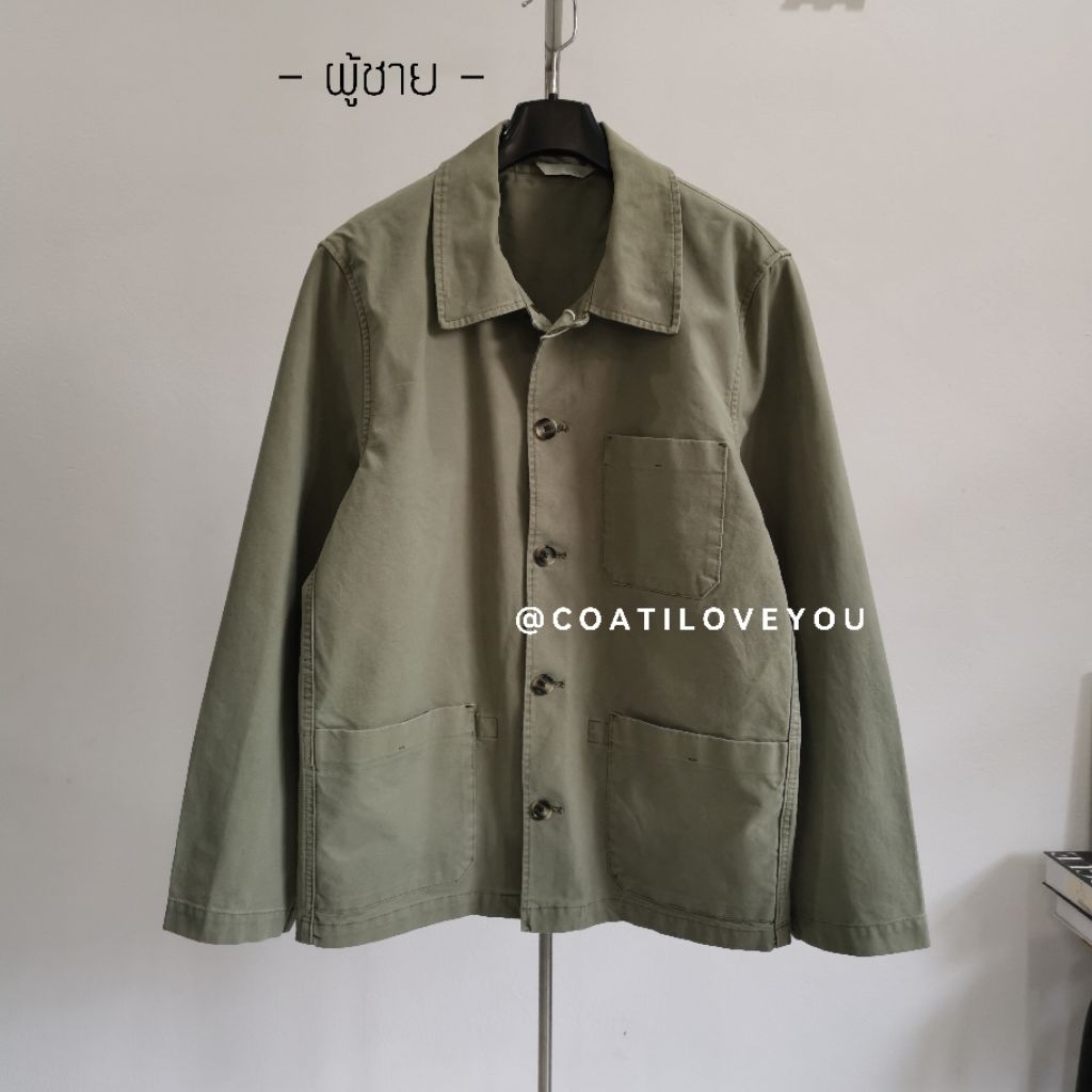 ZARA​ WASHED EFFECT​ MEN'S​ JACKET​