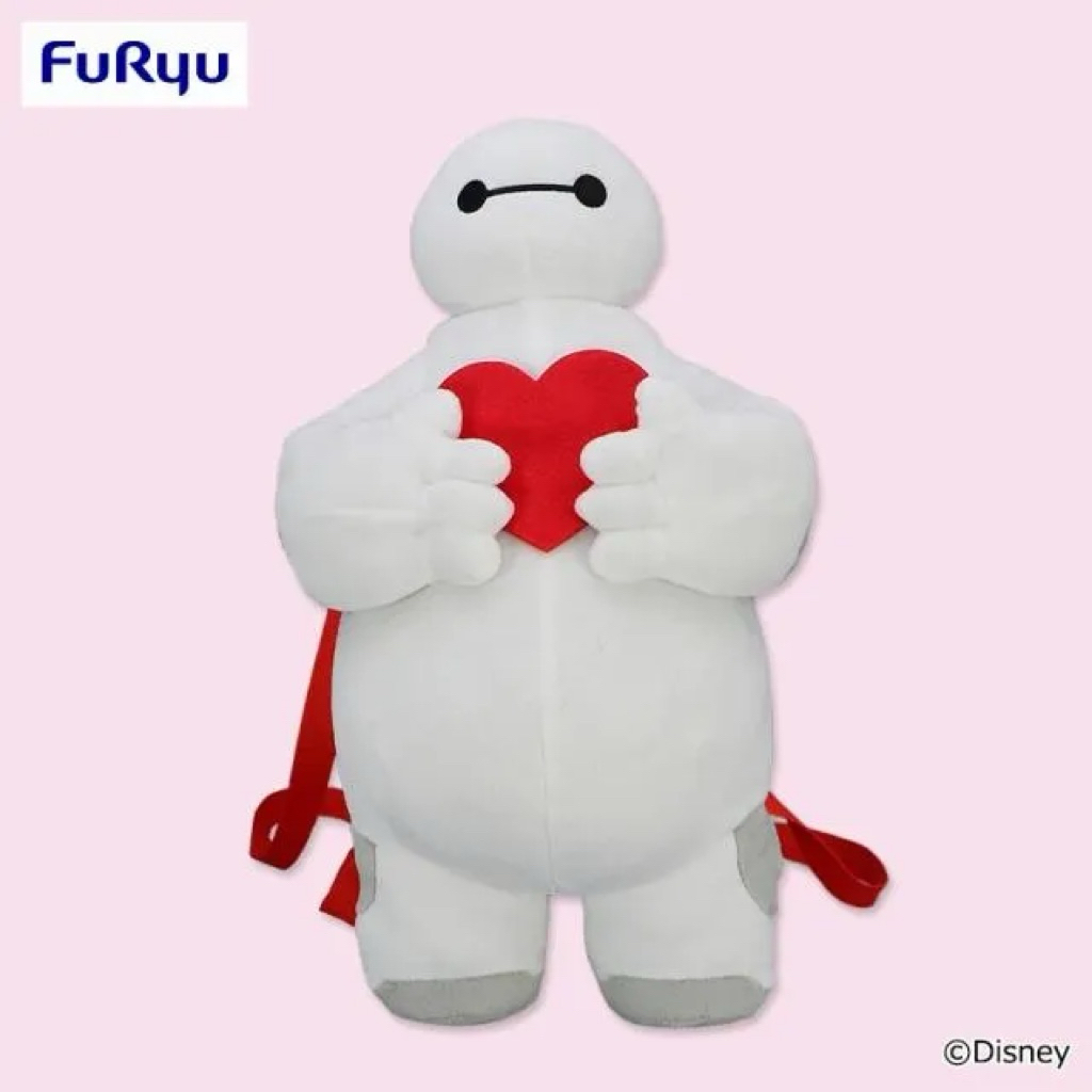 ( New ✨ พร้อมส่ง ) ตุ๊กตา Baymax Hugging Heart Plush Backpack Japan