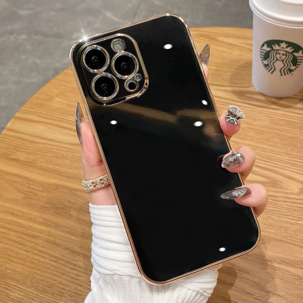 เคส TPU ขอบตรง สำหรัมiphone 17Air 17 17pro 17promax 16 16pro 16promax 16plus กันกระแทกFor ไอโฟน Q9