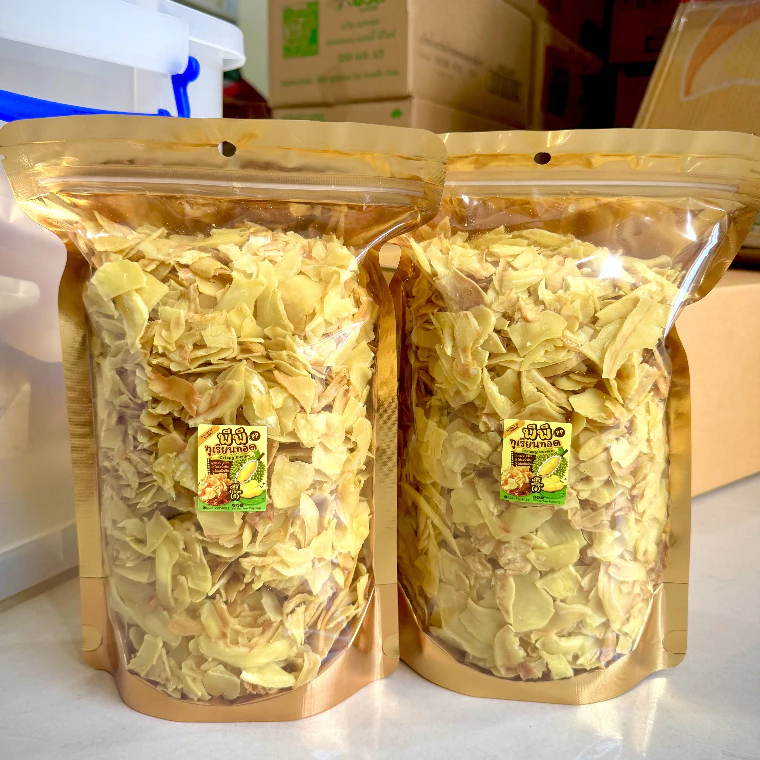 🟦 [Live 40% 35%] C 1 กก. พีพีทุเรียนทอด ทุเรียนทอดเกรดซี C500g x 2 ถุง [รวม 1 กก.]