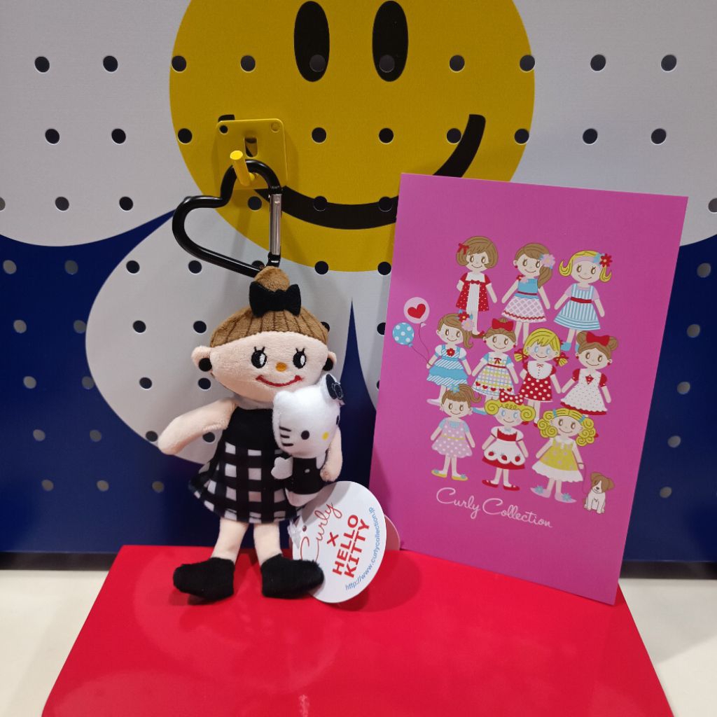 พวงกุญแจตุ๊กตา Curly x Hello Kitty คอลเลคชั่น "Black" น่ารักๆ แท้จากญี่ปุ่นค่ะ (#CB2)