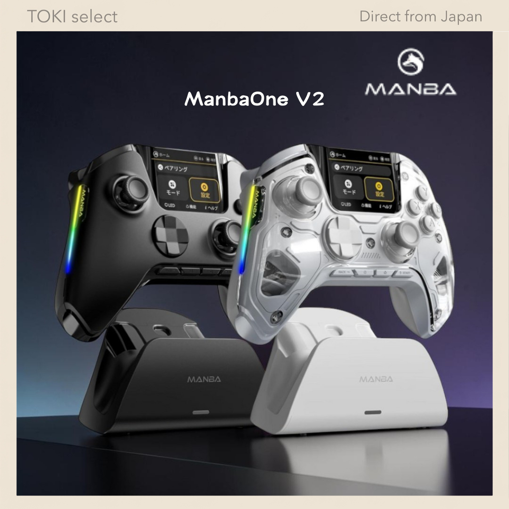 ManbaOne V2 Wireless Controller LCD Display Hall Effect PC Switch Android iOS Gamepad