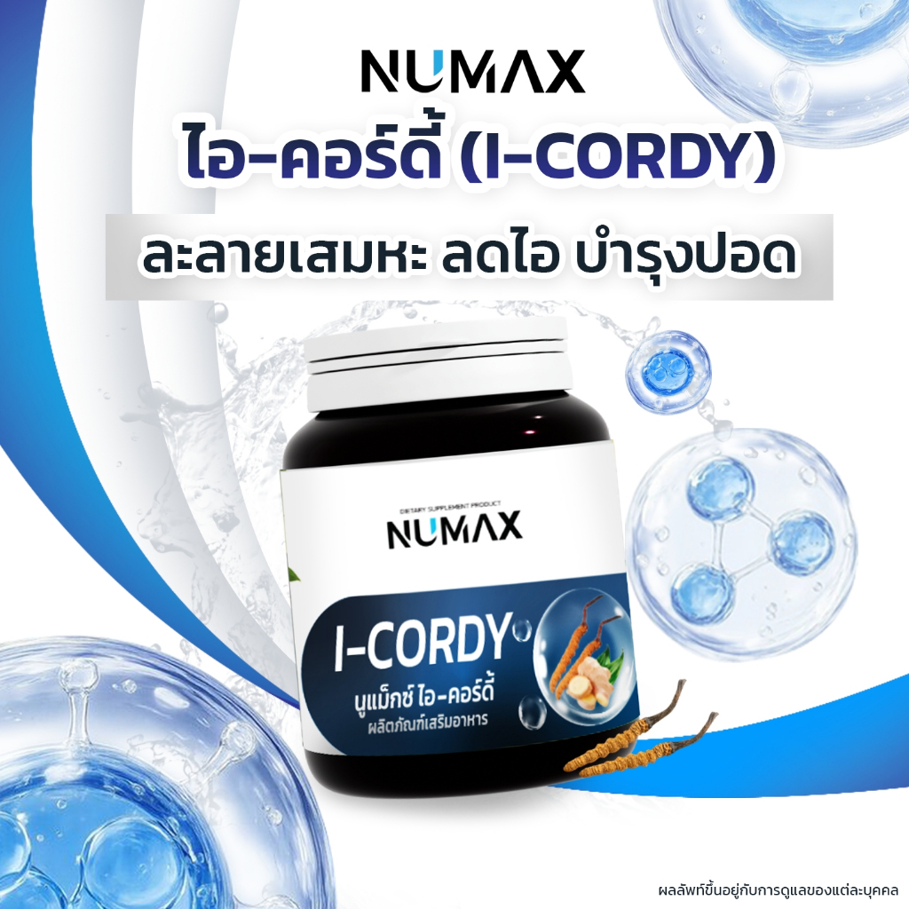 NUMAX ผลิตภัณฑ์เสริมอาหาร (NUMAX I-CORDY)