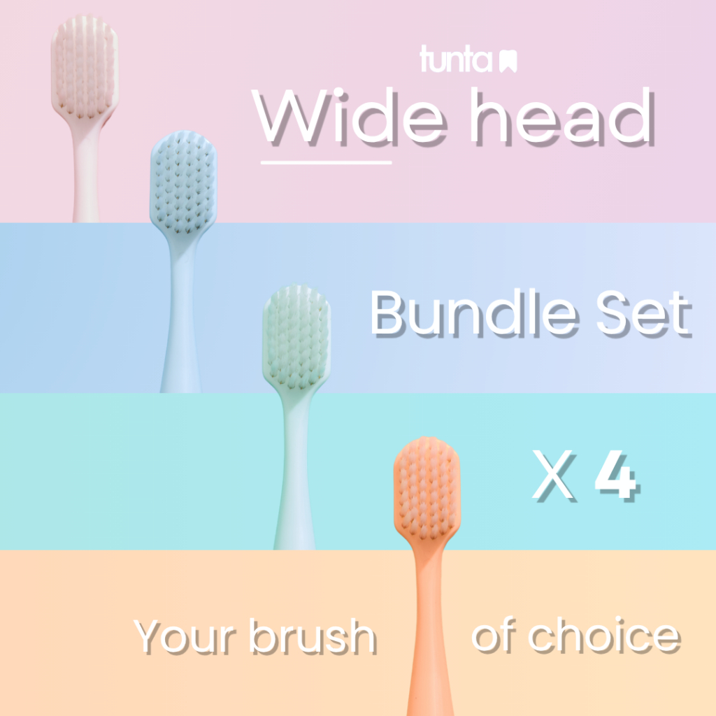 TUNTA Replacable Head (Wide) แพ็ค 4 ชิ้น