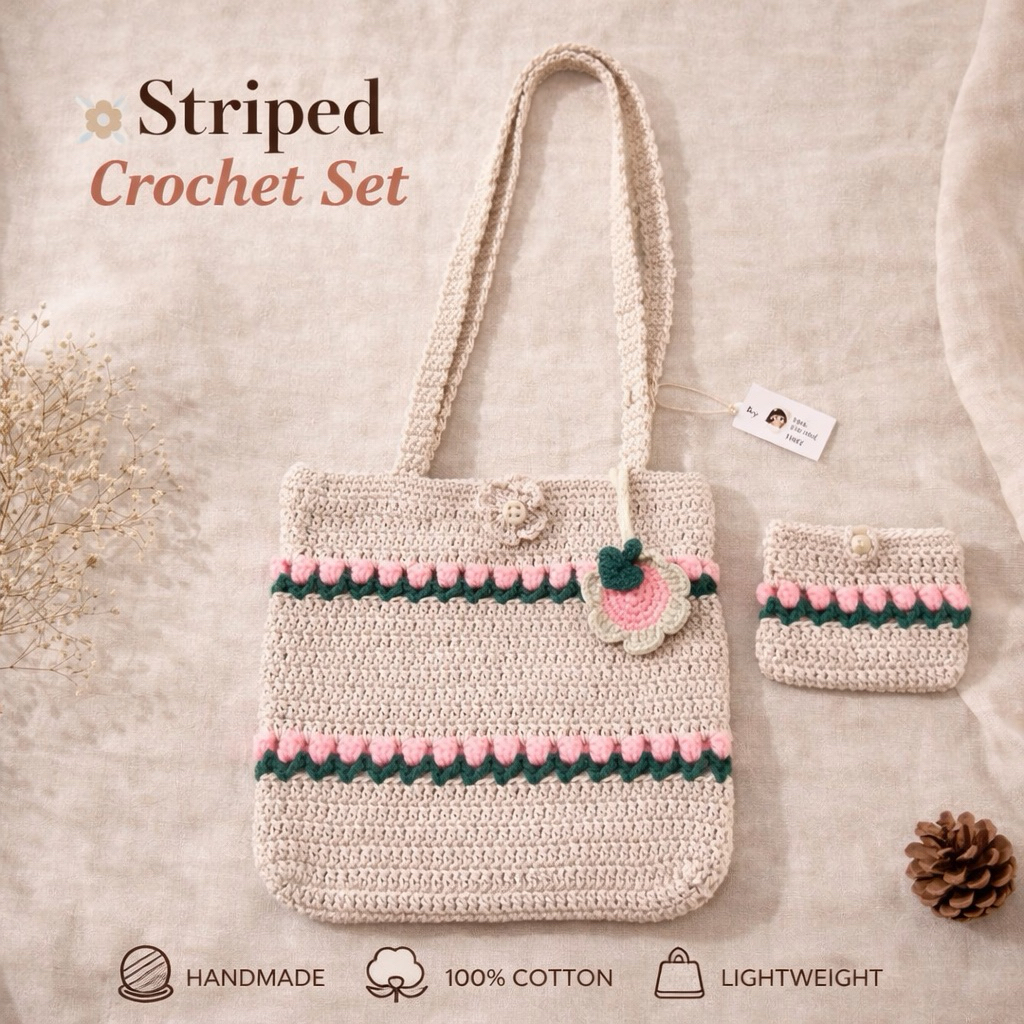 👜 Crochet Bag Collection | กระเป๋าถักแฮนด์เมด มินิมอล น่ารัก