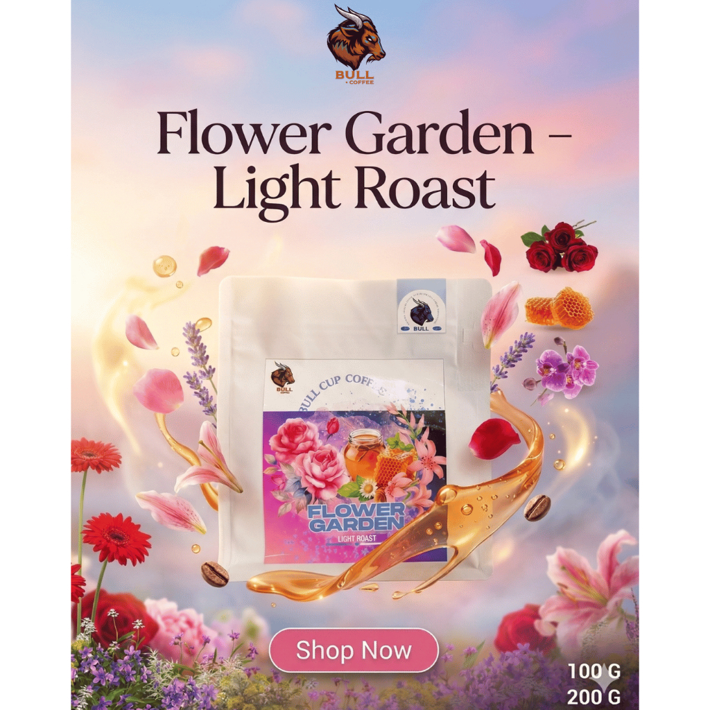 เมล็ดกาแฟคั่วอ่อน Colombia '' Flower Graden''