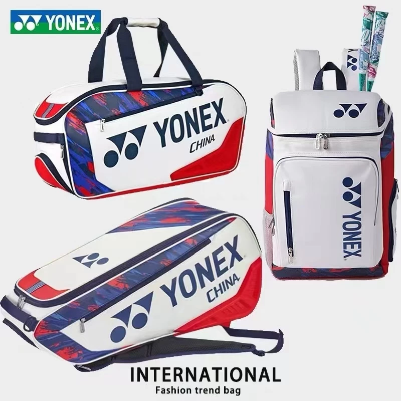 YONEX กระเป๋าเป้สะพายหลังแบดมินตันความจุขนาดใหญ่กระเป๋าเท็นนิสไหล่เดียวแบบมือถือ