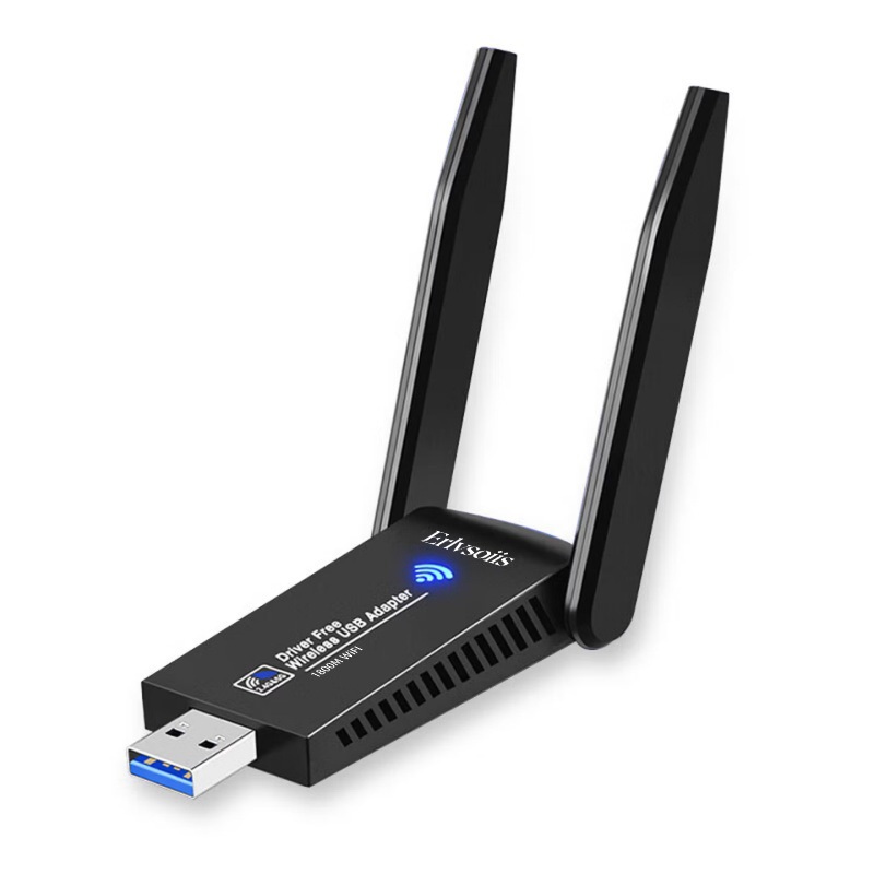 Erlvsoiis 1800M USB WiFi ไม่ต้องใช้ไดรเวอร์ เสียบแล้วใช้ได้ 2.4G/5.8G ราคา ถูกที่สุด ดีลบีเคเค แกลเลอรีภาพที่ 9