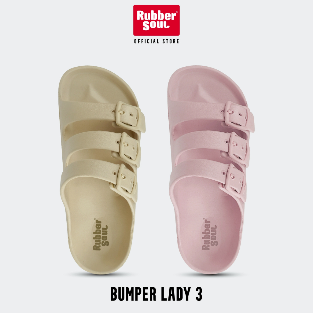 Rubber Soul รุ่น Bumper Lady 3 รองเท้าแตะแบบสวม  เทรนใหม่ ไม่ซ้ำใคร ของแท้ 100%