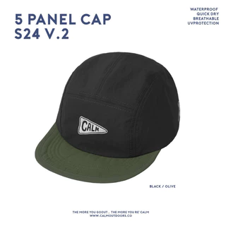 5 Panel Cap v2.2024 หมวก คราม แคมป์