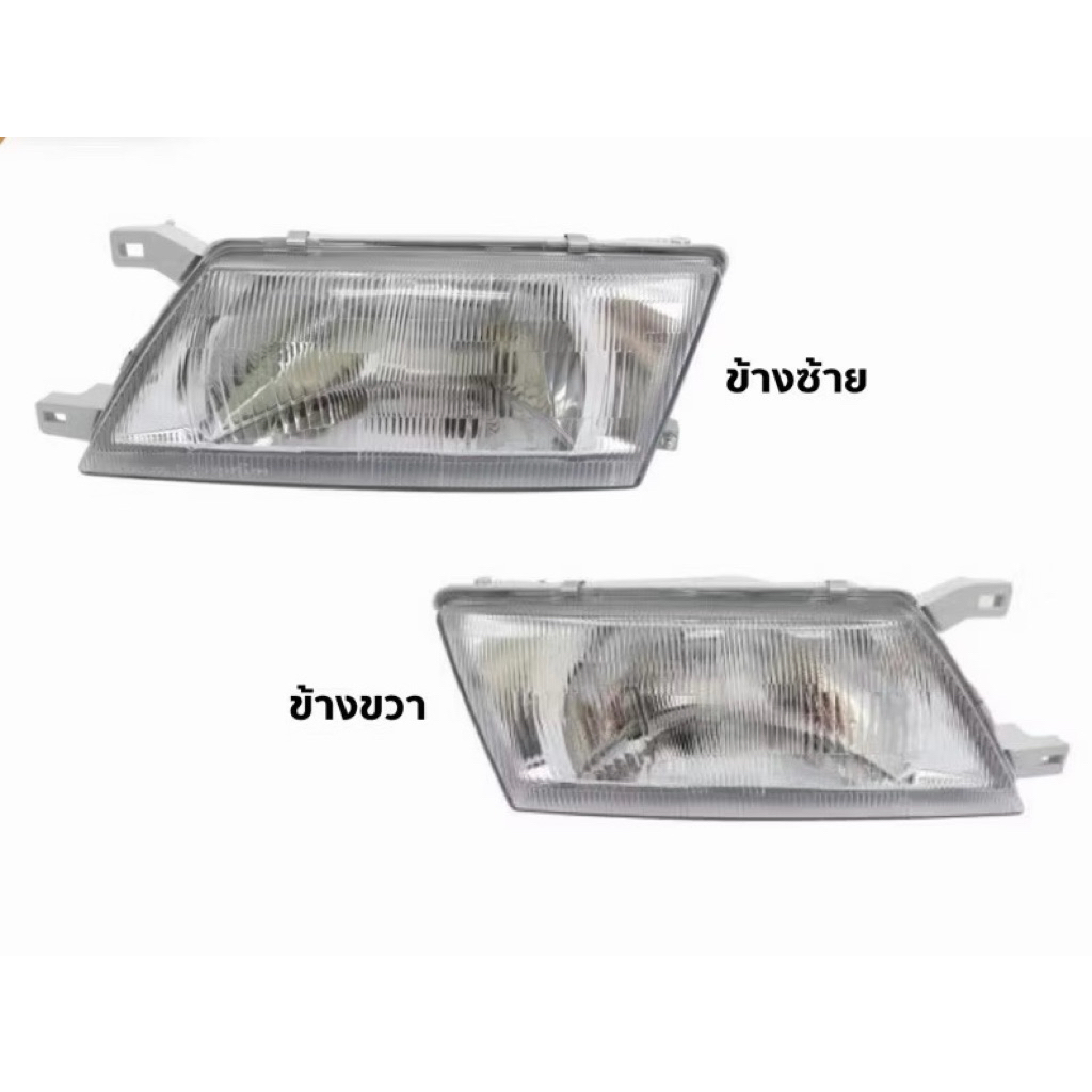 ไฟตาหน้า ไฟหน้า Nissan Sunny B14 ปี 1995-2000 ยี่ห้อ Depo