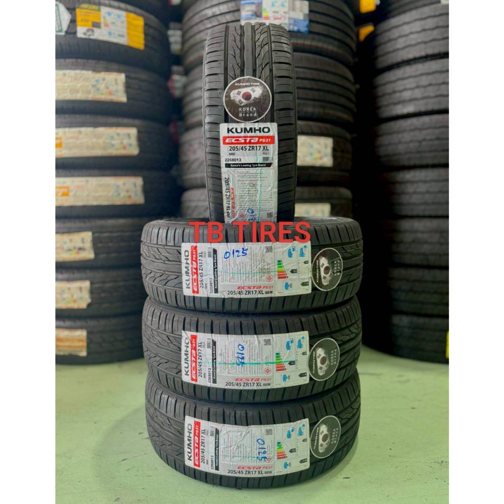 ยางรถยนต์ 205/45R17 ECSTA PS31 - VN // KUMHO (ยางใหม่ปี 2025)