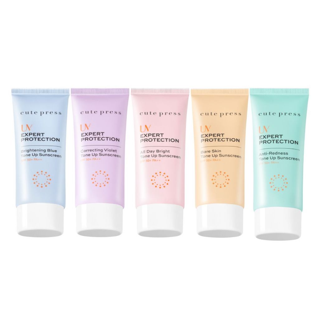 กันแดด Cute Press โทนอัพ UV Expert Protection SPF50+ PA++ ปรับผิวไบรท์ คุมมัน 12 ชม.