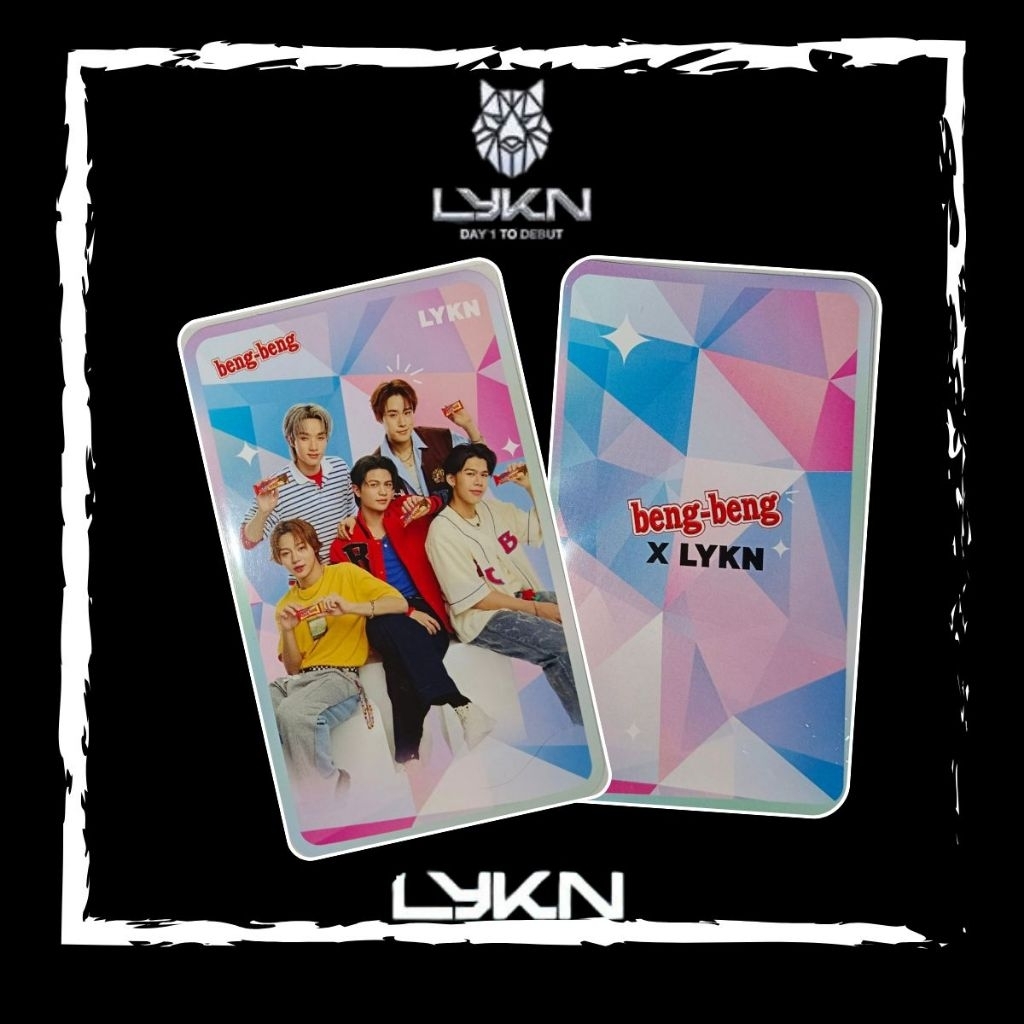 การ์ด beng-beng×lykn(พร้อมส่ง) การ์ดไลแคน GMM LYKN🐺✨