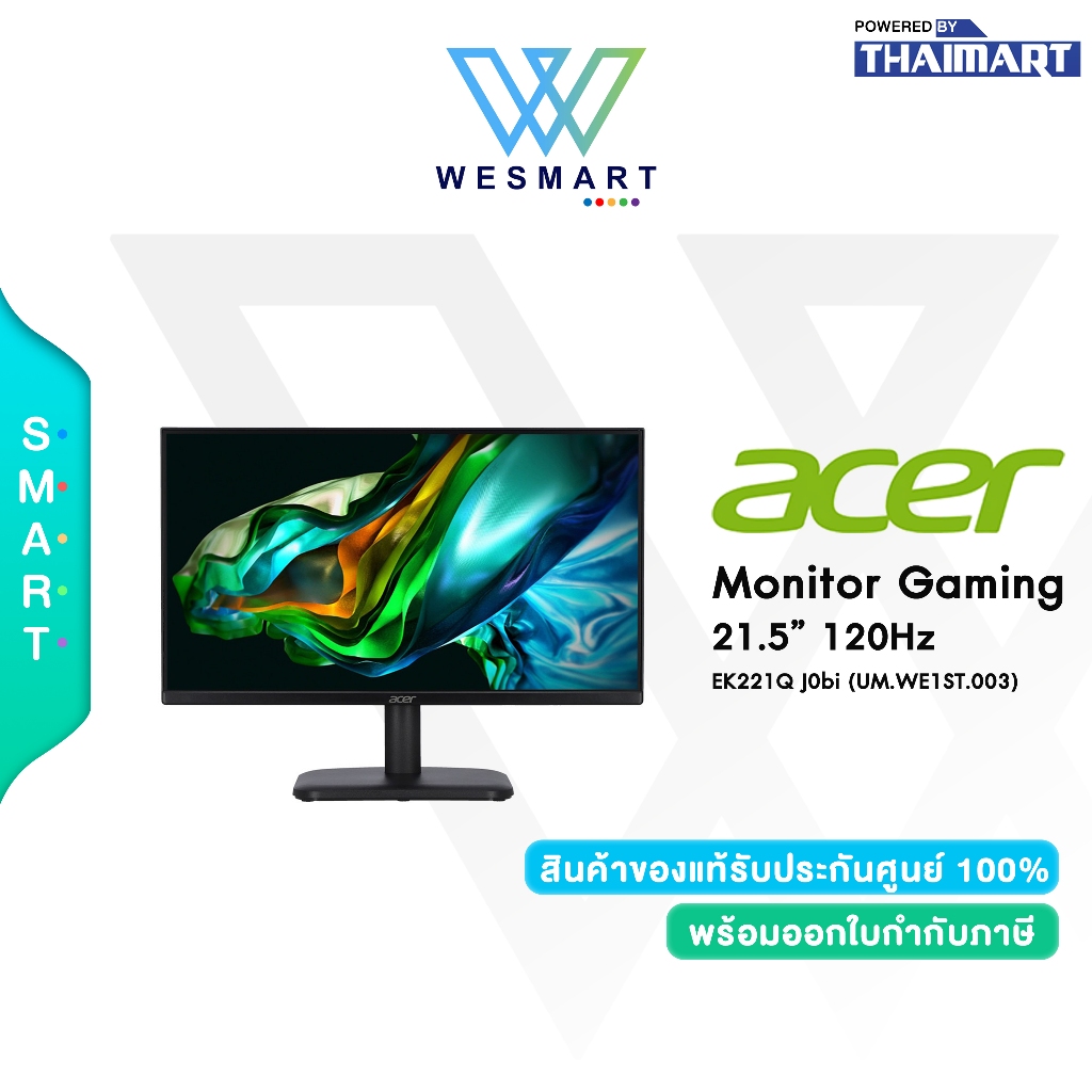 Acer Gaming EK221Q J0bi (UM.WE1ST.003) : 21.5"IPS,1920x1080,120Hz/250cd/1ms/Warranty 3 Years Parts &