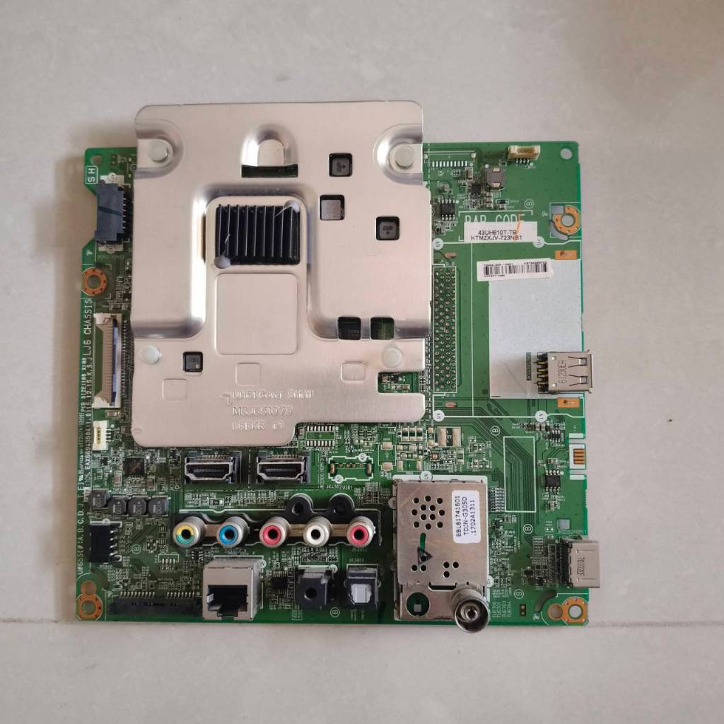 #LG เมนบอร์ด Mainboard พาร์ท EAX66943504 สำหรับรุ่น 43UH610T 49UH610T ของแท้ ถอดจากเครื่อง