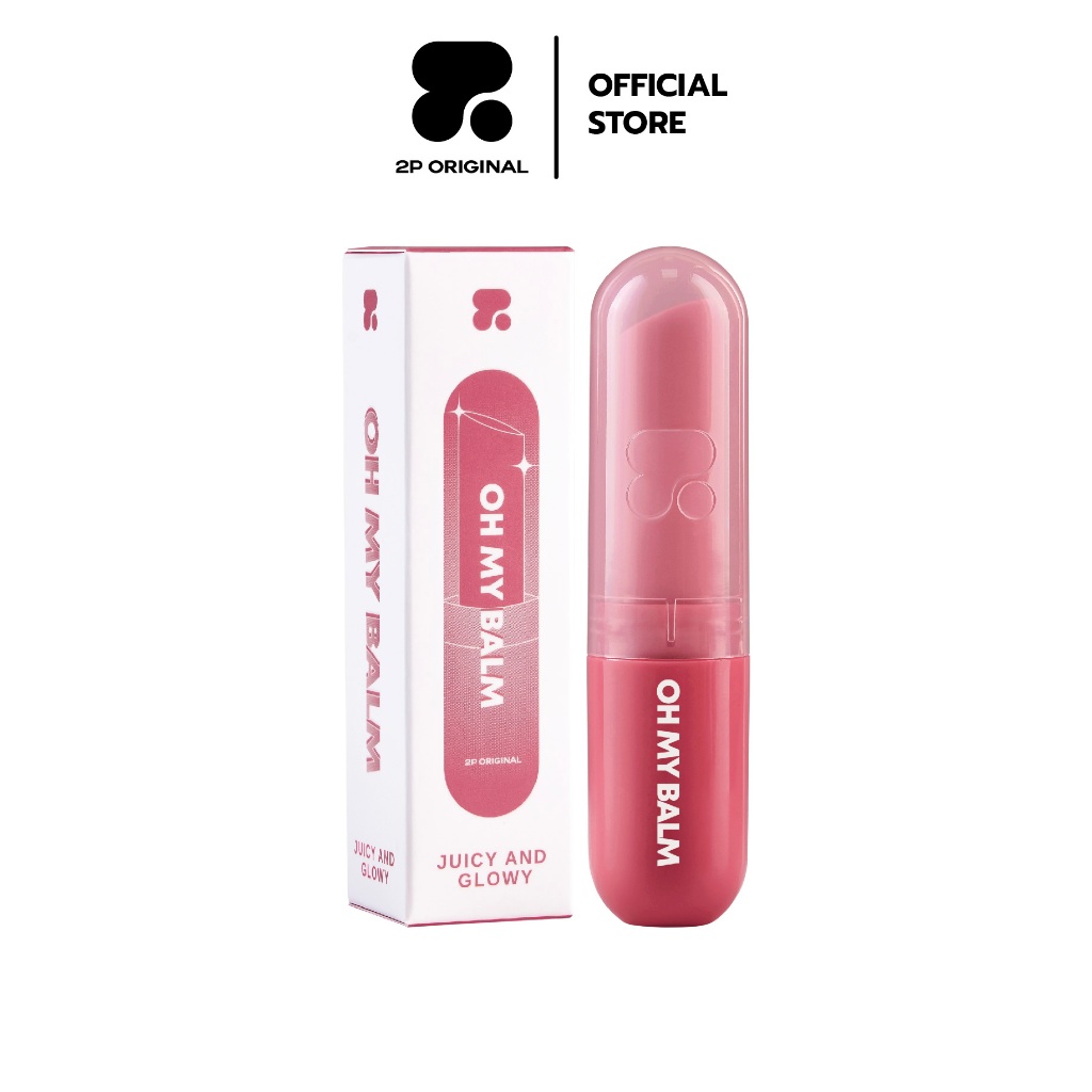 OH MY BALM juicy & glowy  7 เฉดสี 3.3g.