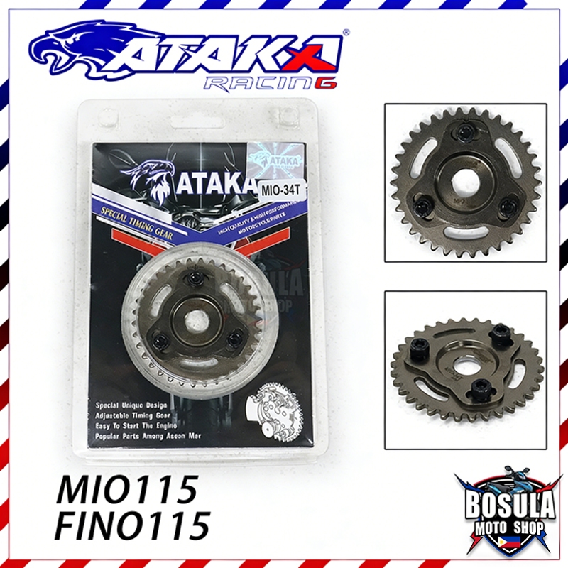 ATAKA เฟืองบิดแคมปรับองศา NOUVO FINO115 MIO115 เฟืองบิดแคม สินค้าพร้อมส่งในไทย