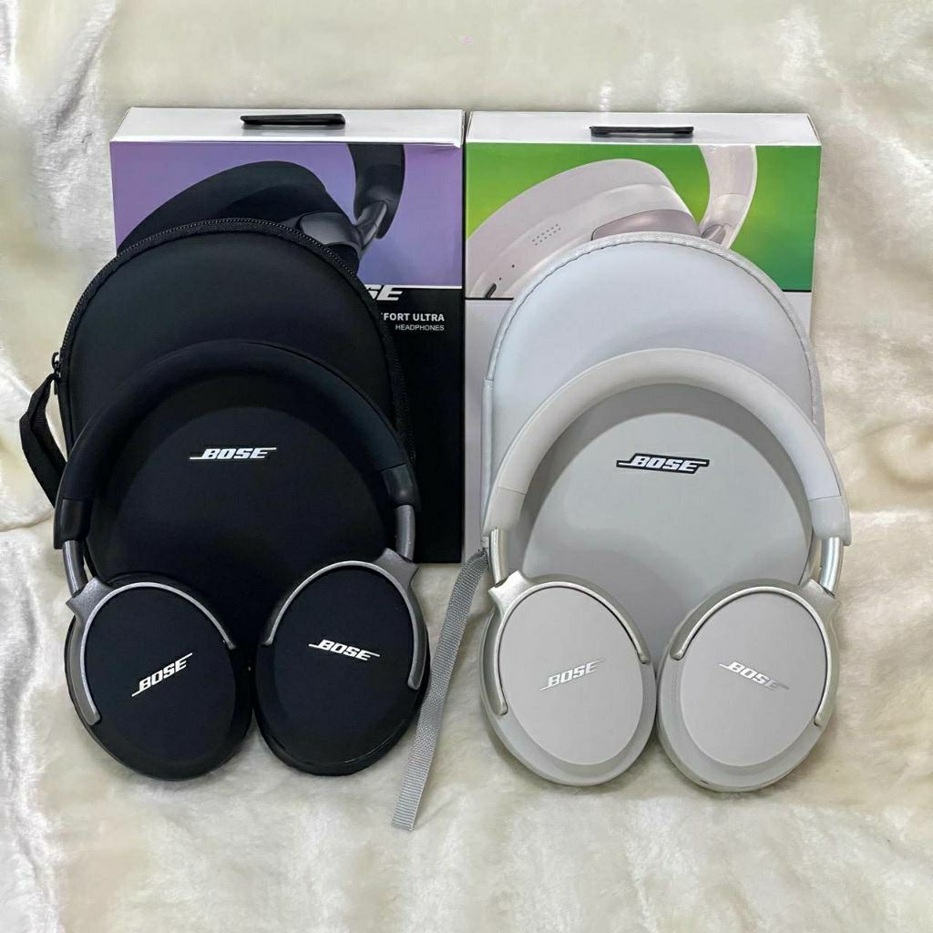 พร้อมส่ง หูฟัง bose พร้อมกล่องเก็บ รุ่นตัดเสียงรบกวน สีดำ ขาว