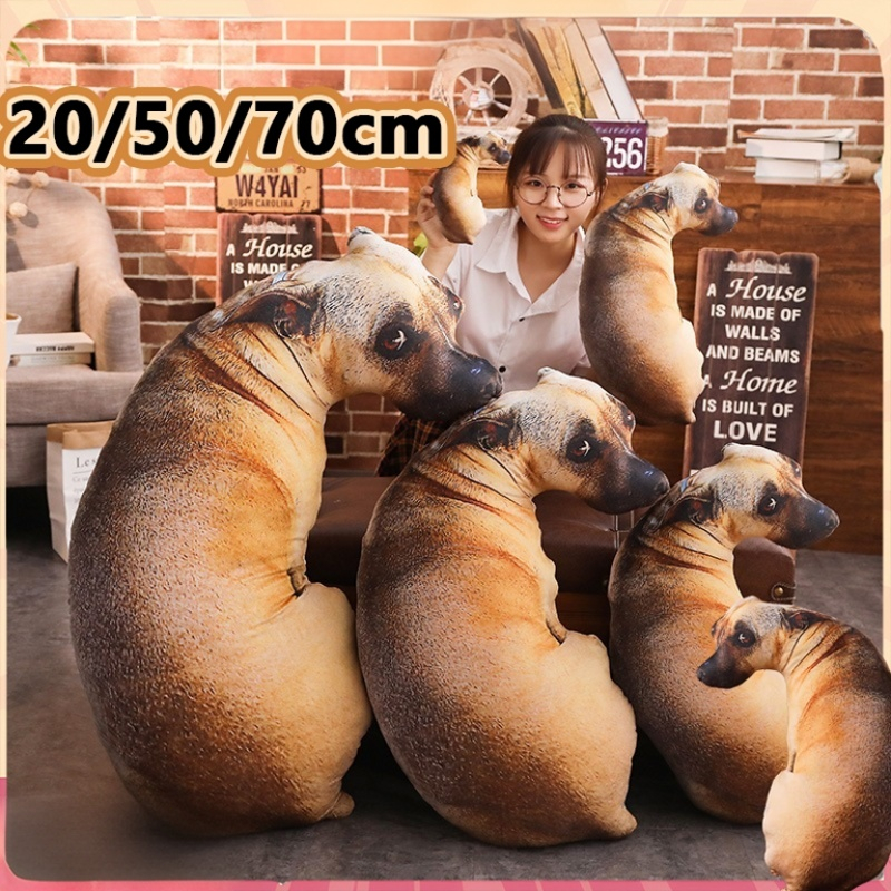 ตุ๊กตาหมาหงอย ขนาด20/50/70 cm ใบใหญ่ สีสวยคมชัด