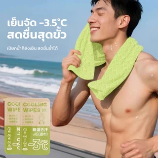 LOFTHOME ทิชชู่เปียก วัสดุทำความเย็น ออกกำลังกายกลางแจ้ง ผ้าเช็ดทำความสะอาดเย็น ผ้าเช็ดหน้าเด็ก ผ้าเช็ดตัว