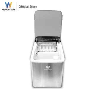 Worldtech เครื่องทำน้ำแข็ง อัตโนมัติ ฟรี ที่ตักน้ำแข็ง รุ่น WT-IM700A ทำน้ำแข็งใน 6-9 นาที ประกัน1ปี