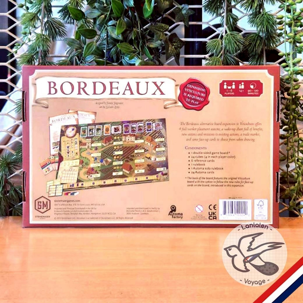 Viticulture Bordeaux Expansion ห่อของขวัญฟรี [Boardgame] ราคา ถูกที่สุด ดีลบีเคเค แกลเลอรีภาพที่ 3