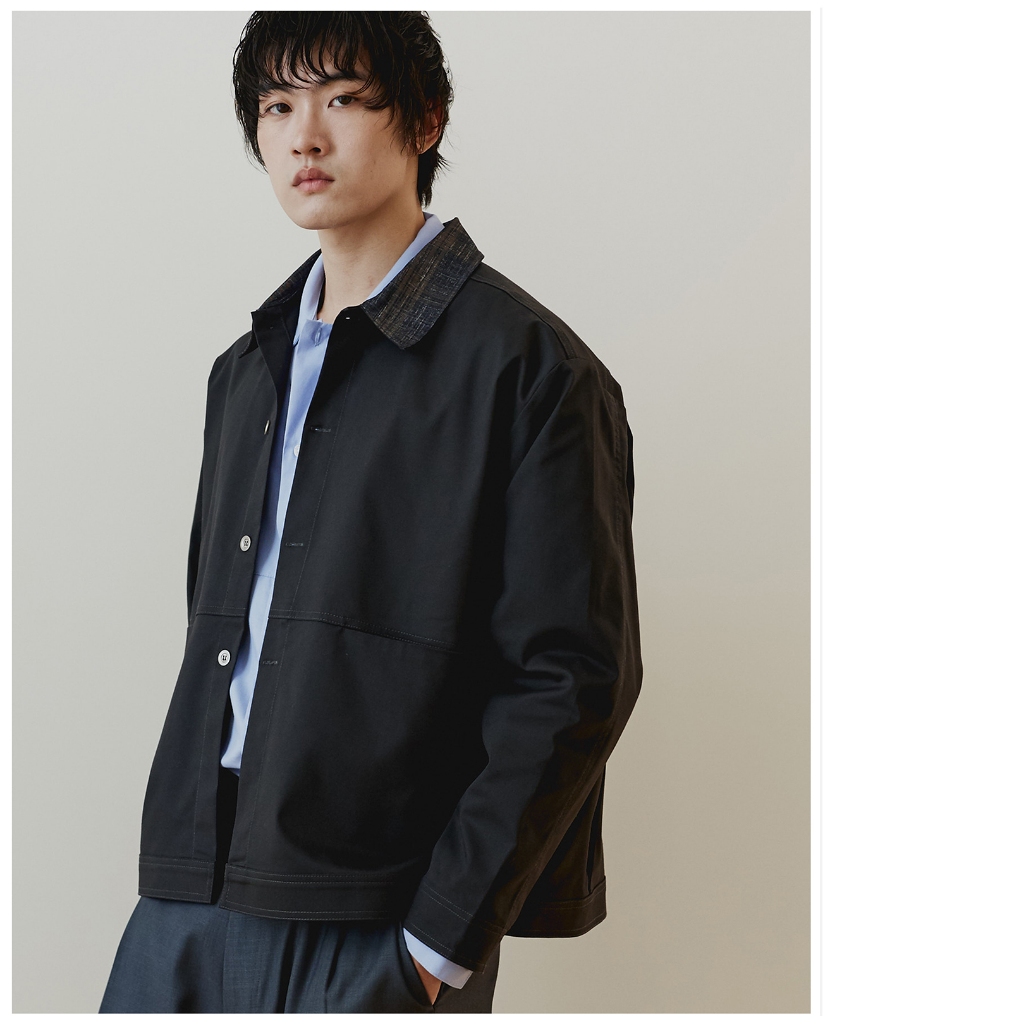 LUCKY LOVE JACKET (DARK GRAY) - เสื้อคลุมแขนยาว