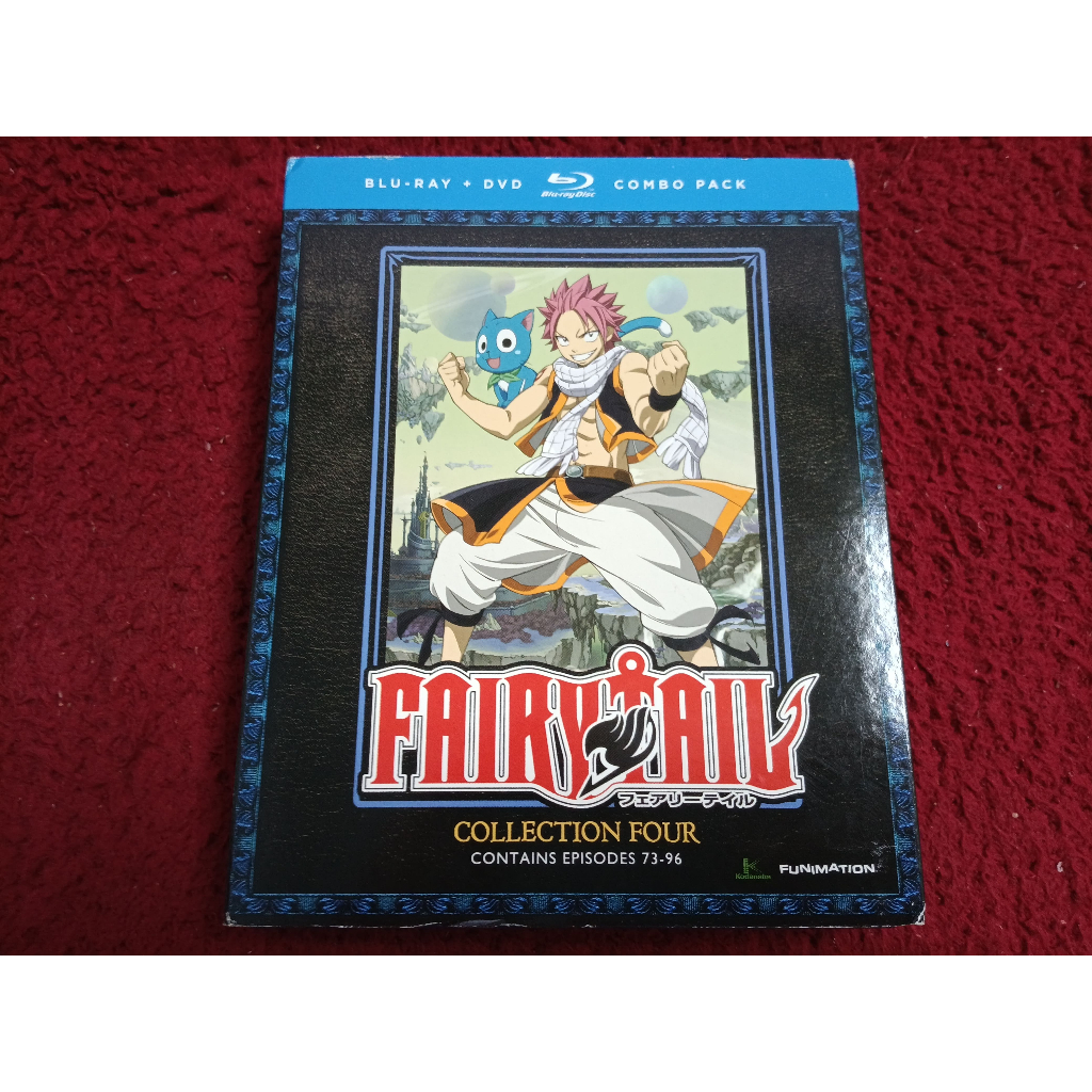 4DVDs+4Blu-R สากล Fairy Tail: Collection 4 Blu-ray + DVD Combo Pack  สภาพตามรูปปก A1697