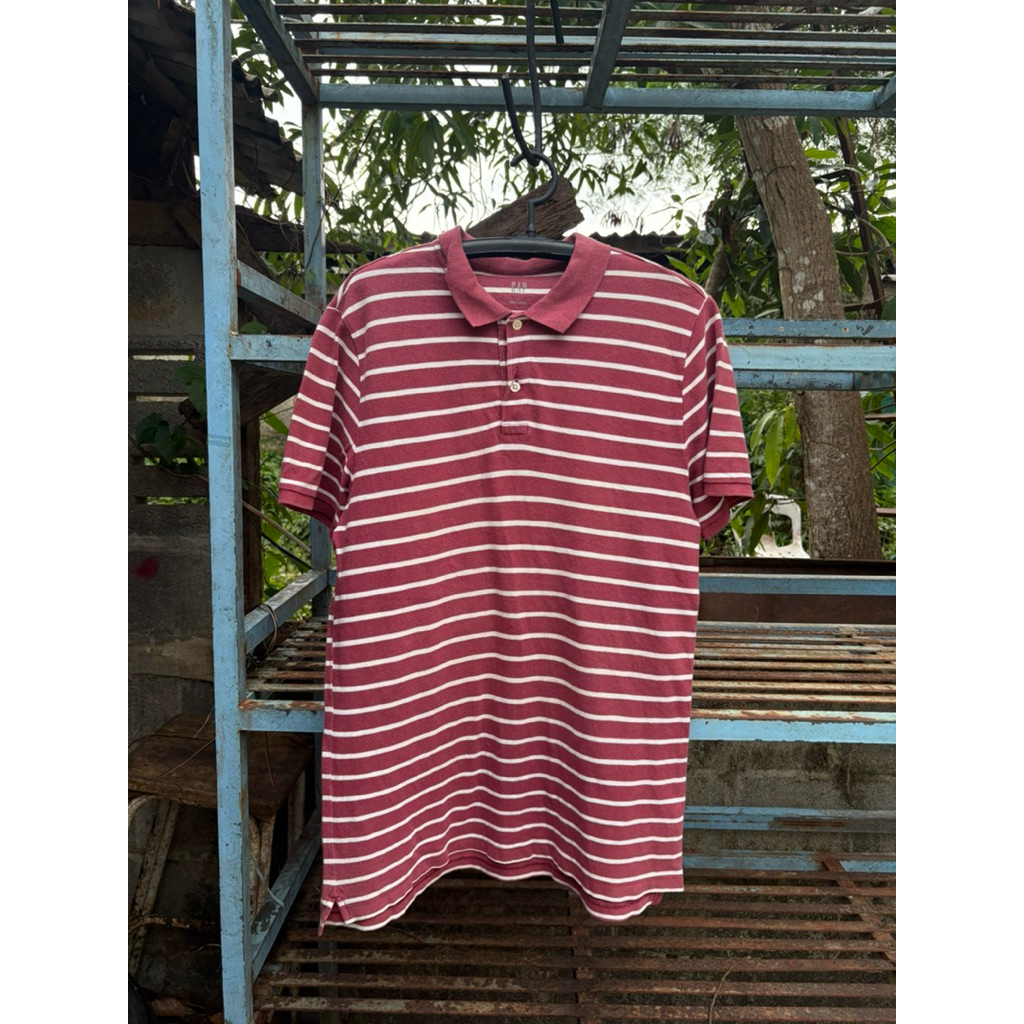 เสื้อโปโล Gap💯เสื้อคอปก