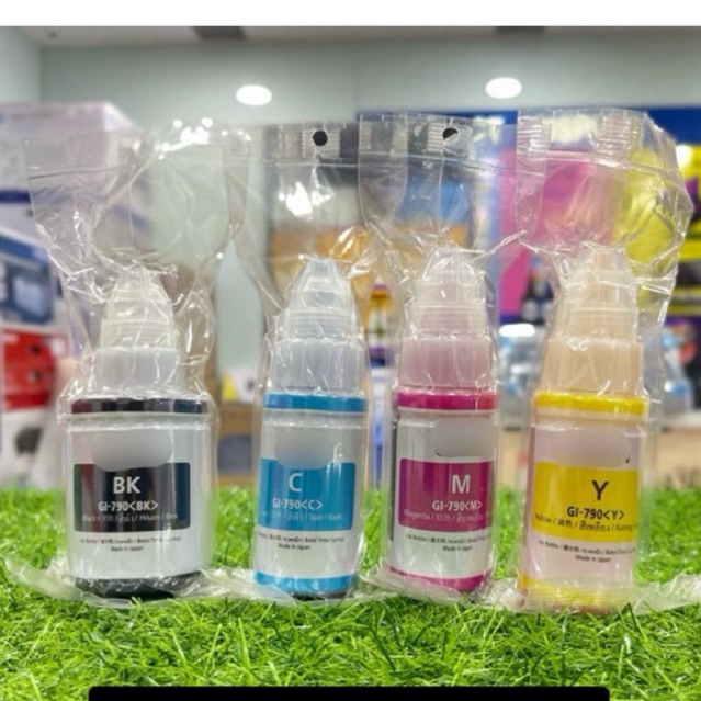 หมึกเติม canon GI-790 ของแท้***ไม่มีกล่อง***น้ำหมึกแท้มาพร้อมตัวเครื่องใหม่