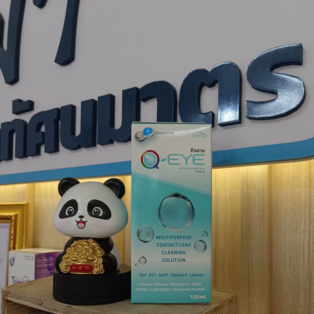 Q-EYE contact lens cleaning 120 ml.