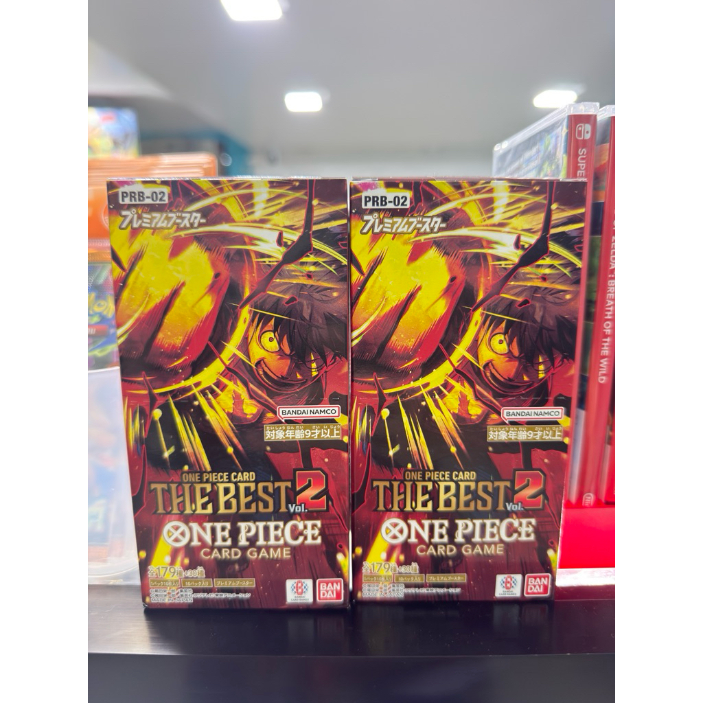 card one piece prb-02 ภาษาญี่ปุ่น ของแท้ ใหม่มือ1 หิ้วเองจากญี่ปุ่น ล็อตใหม่ ไม่กรีดซิล รับประกันตรงเรท กล่องงามๆ