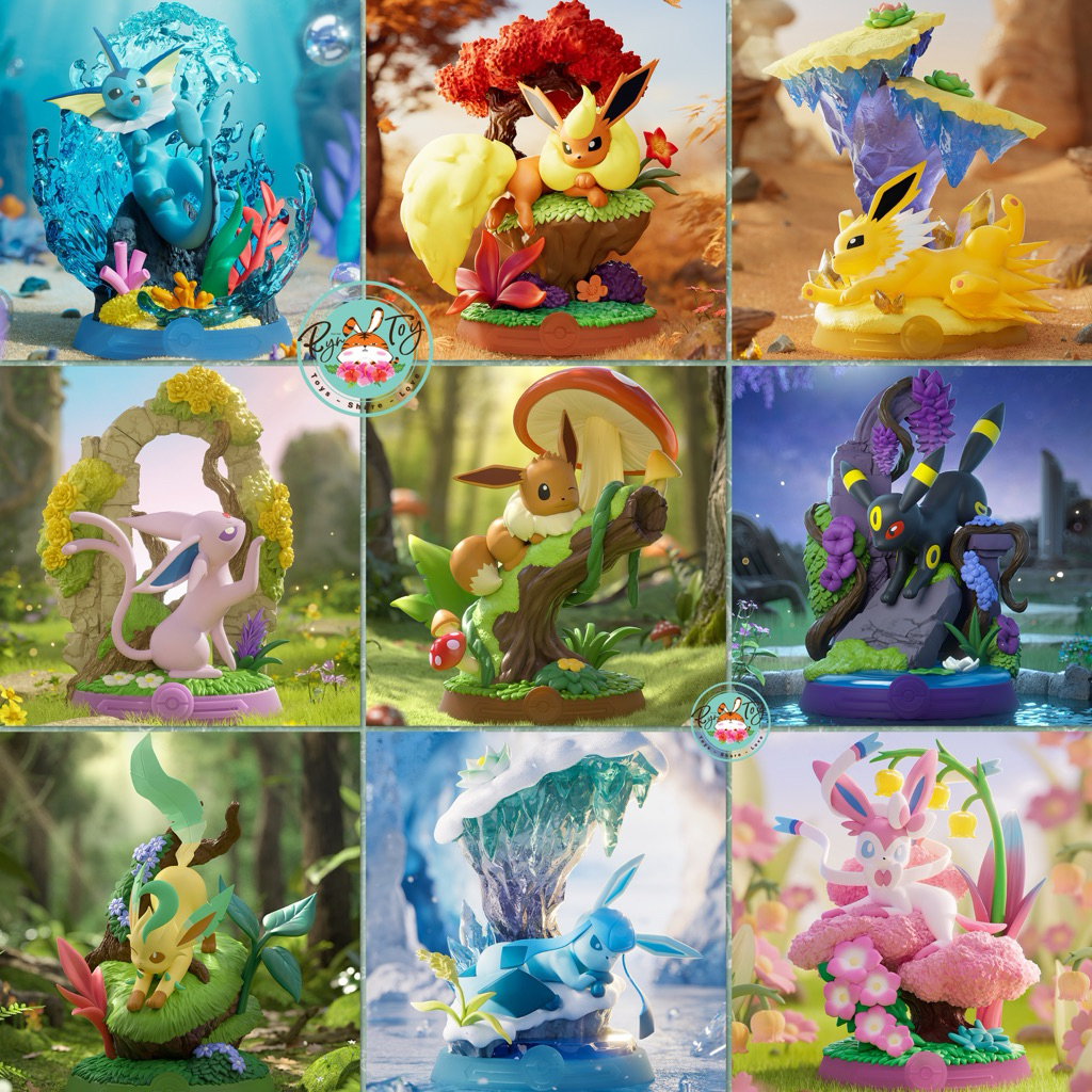 🧡🧡🧡พร้อมส่ง💚💚💚  Pokemon : Eevee Evolution V3 **แบบจุ่ม**
