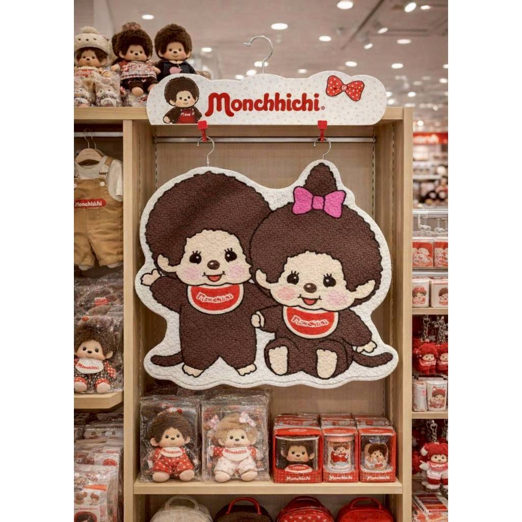 พร้อมส่งพรมคู่หูมอนชิชิ: สัมผัสนุ่มละมุนเท้า: เน้นความน่ารักของตัวการ์ตูนและฟังก์ชันการใช้งาน