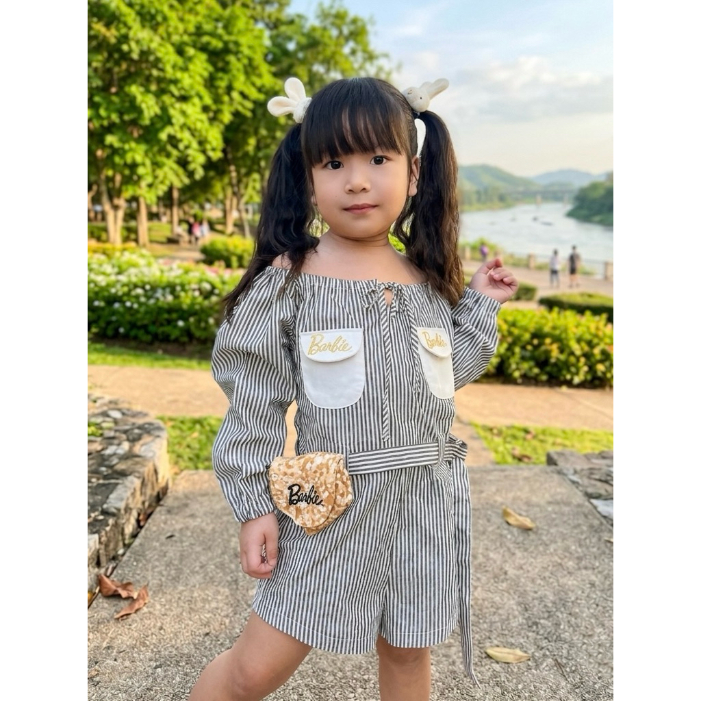 Four P’s House (จั๊มบาบี้ ดำ) Size 3Y