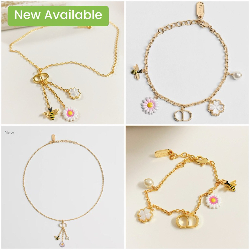 ✨𝓝𝓮𝔀 𝓲𝓷 𝓒𝓵𝓪𝓼𝓼𝓲𝓬✨สร้อยคอ สร้อยข้อมือ 𝘿𝙄(𝙑𝙞𝙥) อะไหล่ทอง ✨สวยจึ้ง แมทได้ทุกลุค ➖พร้อมอุปกรณ์สีขาว➖