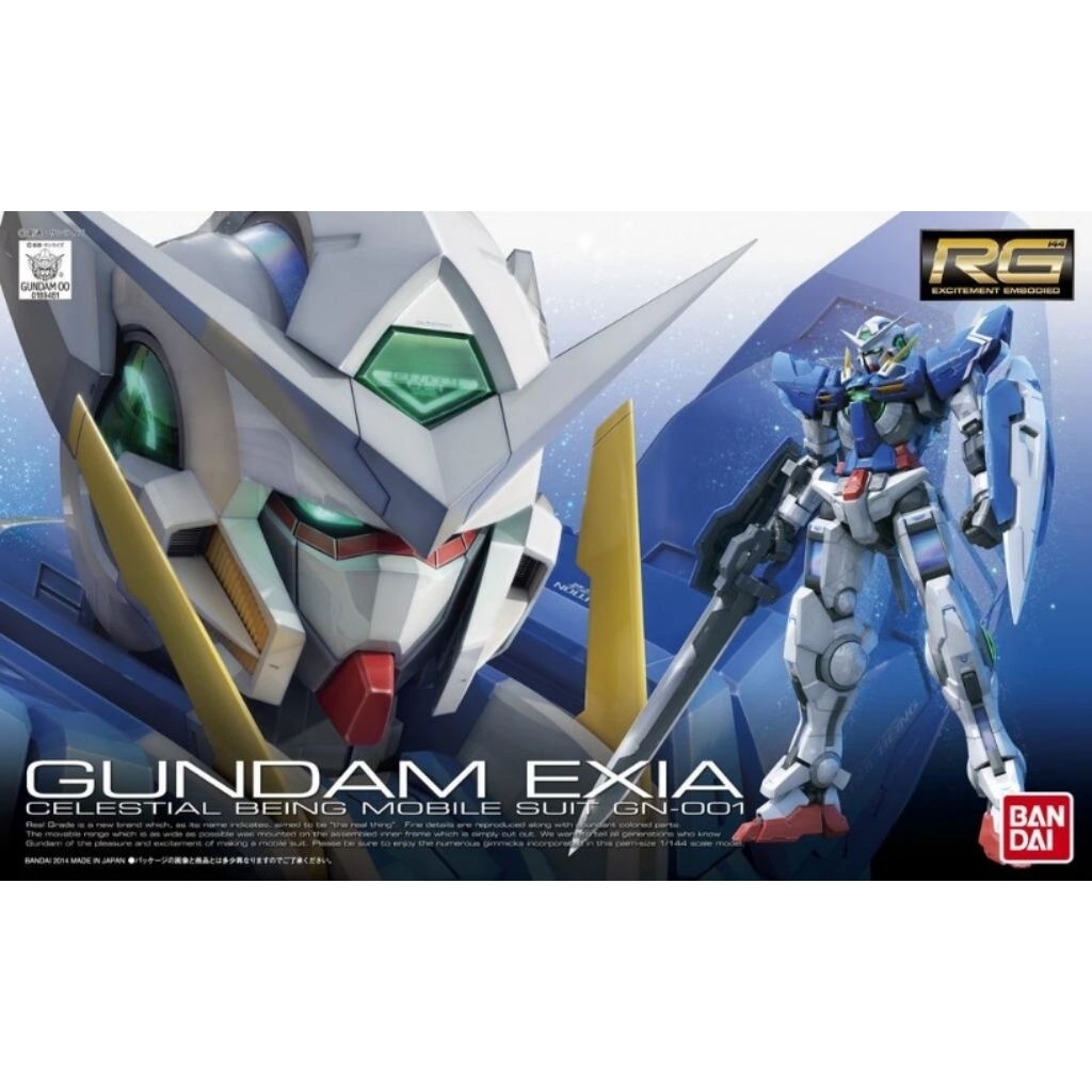 [สินค้าพร้อมส่ง 🇹🇭][RG 1/144] GN-001 GUNDAM EXIA