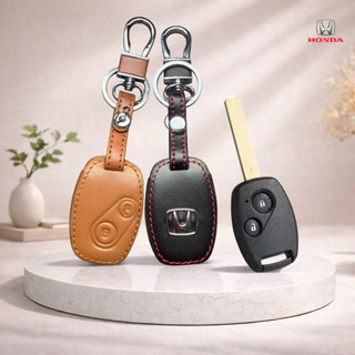 ซองหนังแท้ ใส่กุญแจรีโมทรถยนต์ Honda,Jazz,Fit,City,Civic,Acc…