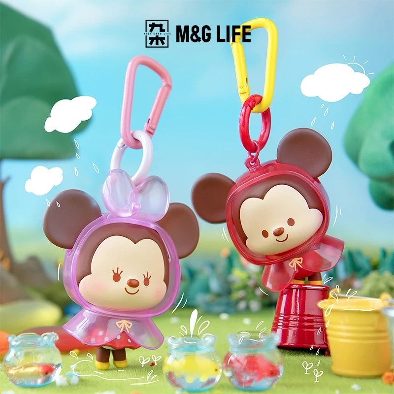 M&G LIFE x Disney Mickey Mouse Spring Raincoat Series Teru Teru Bozu Charm Figurine 1pcs Blind Box