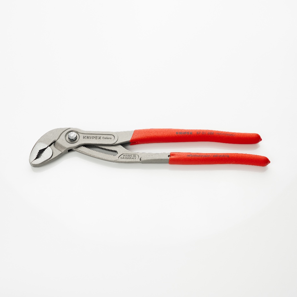 คีมปั๊มน้ำไฮเทค KNIPEX NO.87 01 300 Cobra Hightech Water Pump Pliers (300mm.) Factory Gear By Gear Garage