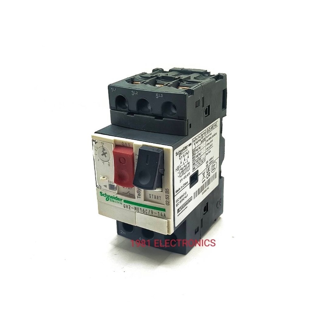 GV2 GV2-ME Schneider Motor Circuit Breaker GV2ME ตัวป้องกันมอเตอร์ GV2-ME08C GV2-ME14C GV2-ME16C