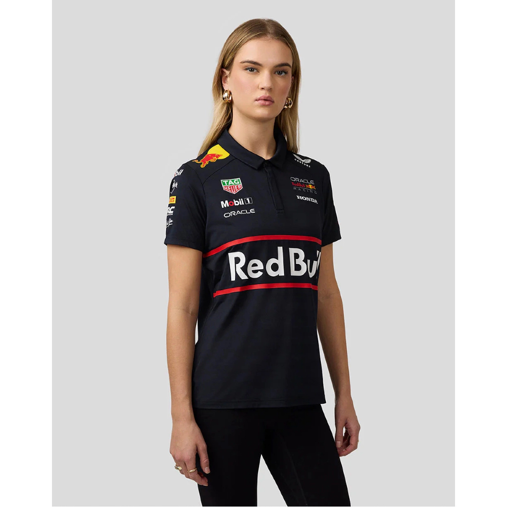 (สินค้าพร้อมส่งในไทย) (แท้100%การันตี) CASTORE REDBULL ORACLE RACING  2025 TEAM Women Polo Shirt