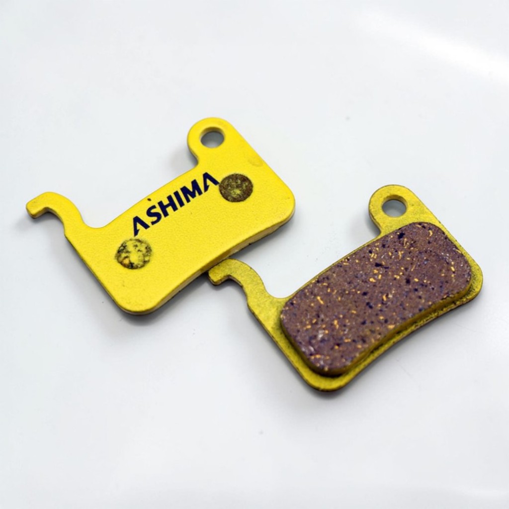ผ้าเบรคจักรยาน ASHIMA รุ่น ad0104-ce-s สำหรับ disc bracke pads set ceramic  shimano xtr / xt / lx