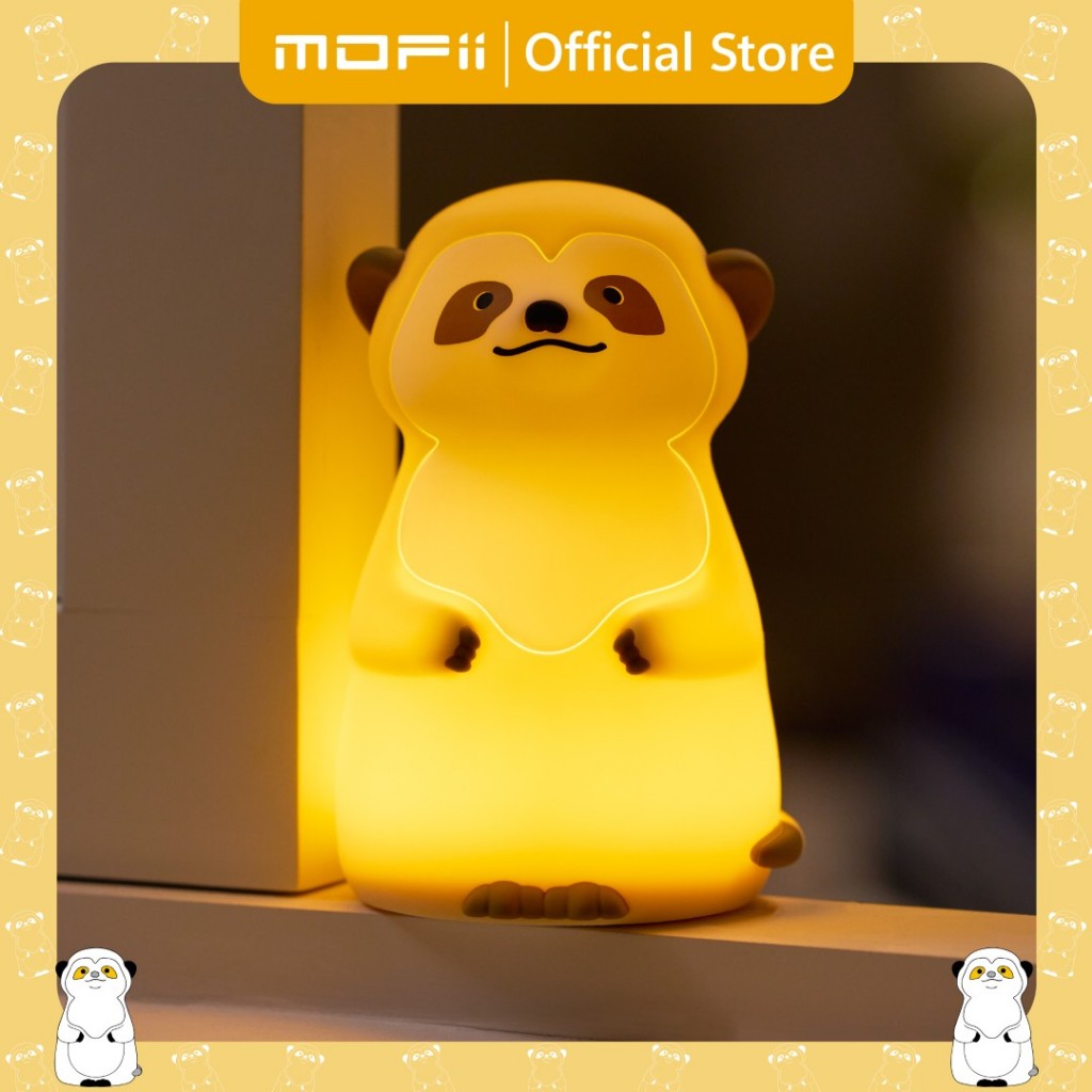 [ของแท้ รับประกันศูนย์ไทย]MOFii โคมไฟน่ารัก MEERKAT เจ้าเมียร์แคทสุดเท่ห์  นุ่มนิ่ม และปรับไฟได้