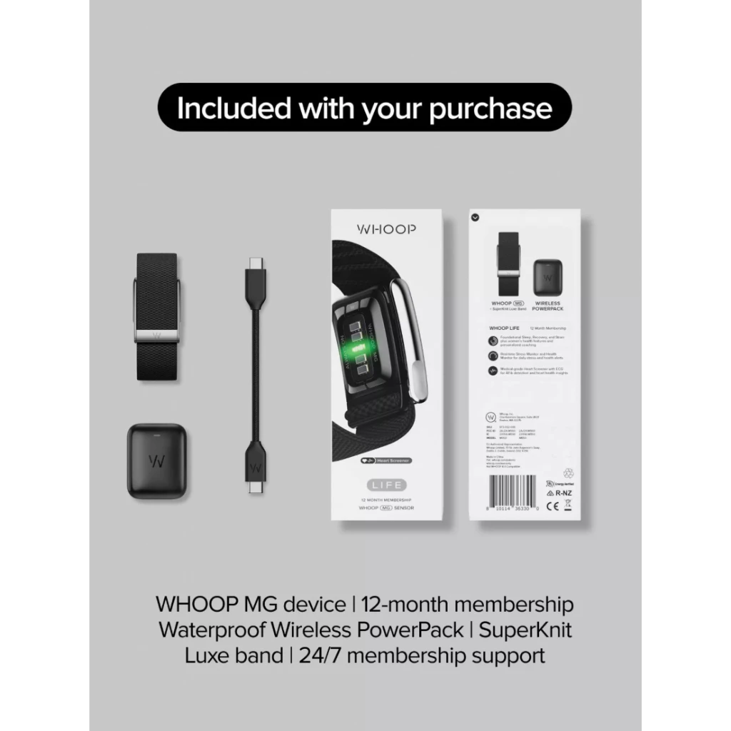 (ส่งด่วน) WHOOP 5.0 Peak | Life MG Health and Fitness Wearable 12-Month Membership thumbnail 10